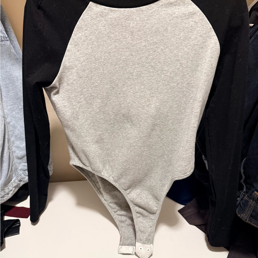 Cider Black and Gray Top